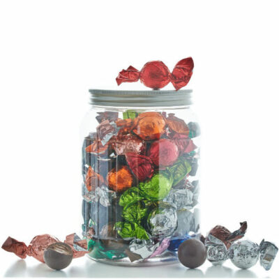 Mix af forskellige fyldte chokoladekugler - 500 g