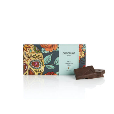 Cocoture chokoladeplade - Flødechokolade med nougat - 55g