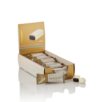 Sydney - Lakridsfudge m/ rød & hvid chokolade fra Lakridseriet - 55g