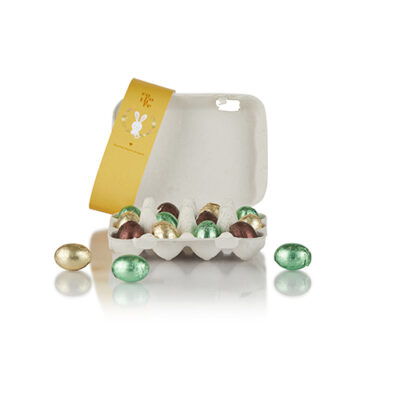 Fyldte folieæg i æggebakke - 96g