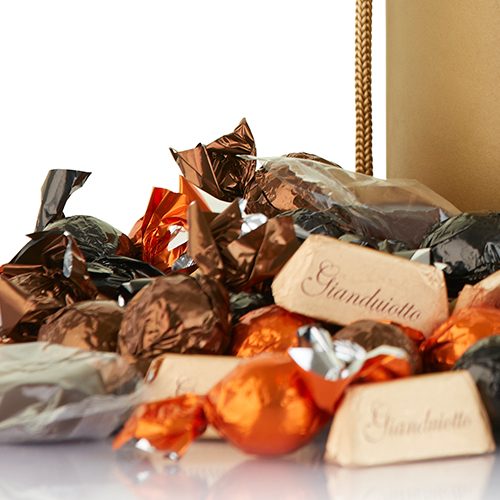 Luksus chokolade tønde i guld fra Cocoture - 1kg - Billede 2
